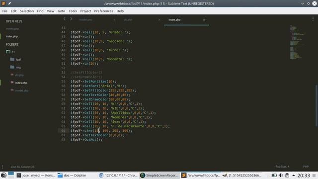 11 - Trazado de Líneas [FPDF - PHP 7] смотреть онлайн