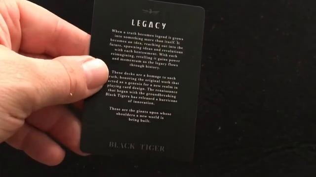 Bicycle Black Tigers Legacy Edition V2 Deck Review смотреть онлайн