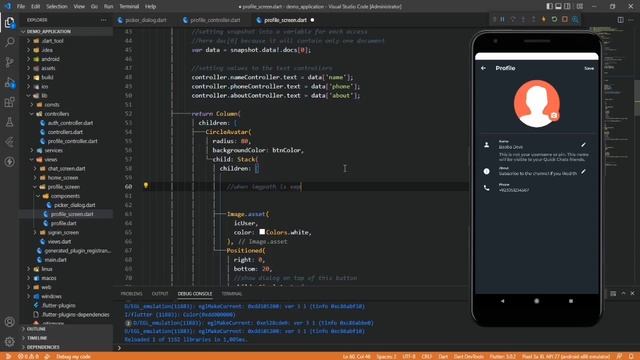 Upload and Retrieve Image Firebase | Flutter Chat App with Firebase | Realtime Chat App | Part 7 смотреть онлайн