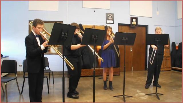 Cragged Pass - Trombone Quartet смотреть онлайн