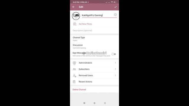 Cara DELETE Telegram Channel (eng sub) смотреть онлайн