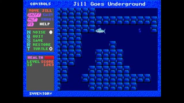 Jill of the Jungle Ep. 2 - Jill goes underground (PC MS-DOS, 1992) (Longplay) смотреть онлайн