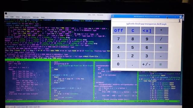 forth tiny gui calc cloud app смотреть онлайн