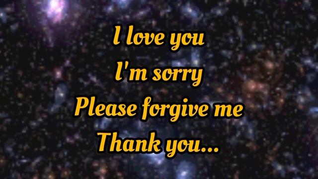 HO'OPONOPONO HEALING MANTRA | MAGIC WORDS | I LOVE YOU, I'M SORRY, PLEASE FORGIVE ME, THANK YOU смотреть онлайн