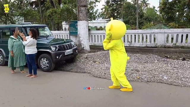Teddy Bear Prank on Army & Police ??| Funny Public Reaction | Git Teddy смотреть онлайн