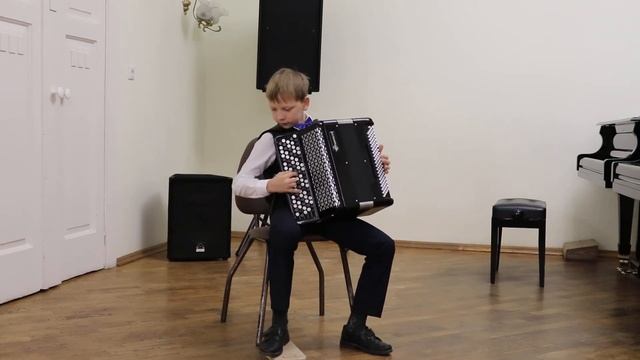 Кулаков Матвей, 10 лет, баян смотреть онлайн