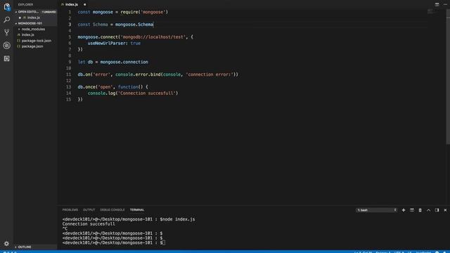 #01 - Mongoose 101 - Intro e Schemas смотреть онлайн