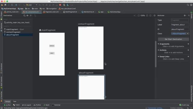 71- Android P Navigation (storyboard)- بناء الواجهات الرسومية في اصدار اندرويد الجديد смотреть онлайн