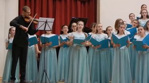 J S  Bach  Domine Deus   хор Кантилена 2018г.25 марта