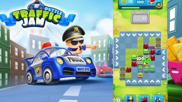 Traffic Puzzle - Traffic Jam Cars Puzzle Level 100