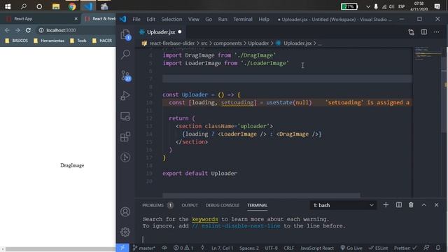 React y Firebase (subir imagen y hacer un slider) смотреть онлайн