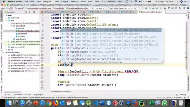 2019_S2_D303_015 Practical: Room Database, RoomDatbase, Dao, Entity, Multiple Activities смотреть онлайн