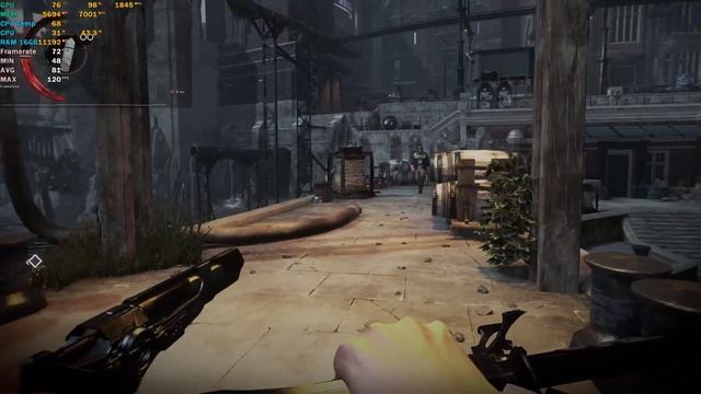 Dishonored 2 RTX 2060  i5 10400F Gaming Benchmark 1080p1440p4K ULTRA Settings