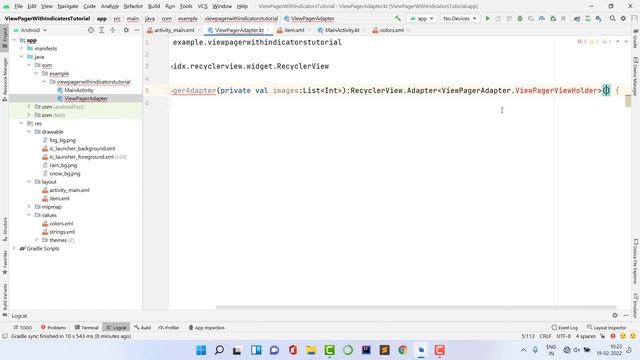 ViewPager2 with dot Indicator | Image slider with dot Indicator in android studio | ViewPager2 смотреть онлайн