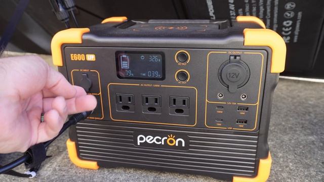 Pecron E600LFP:  614Wh LiFePO4 Battery, 1200W Inverter, 400W Of Solar Input!  What's Not To Like?!?