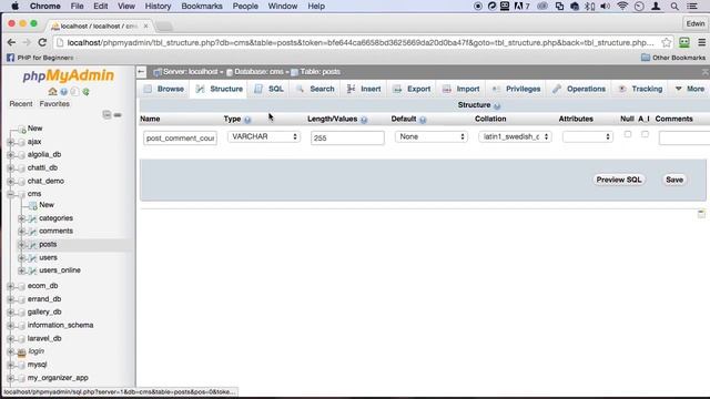 087 Post Comment Count Update Edwin from the future PHP Full Course 2021 смотреть онлайн
