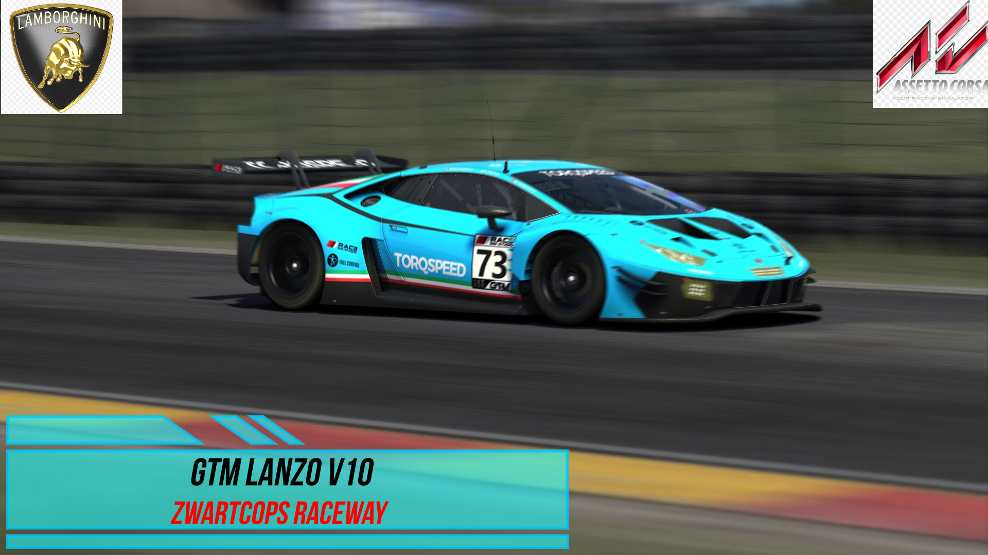 GTM Lanzo V10 - Zwartkops Raceway | Assetto Corsa. смотреть онлайн