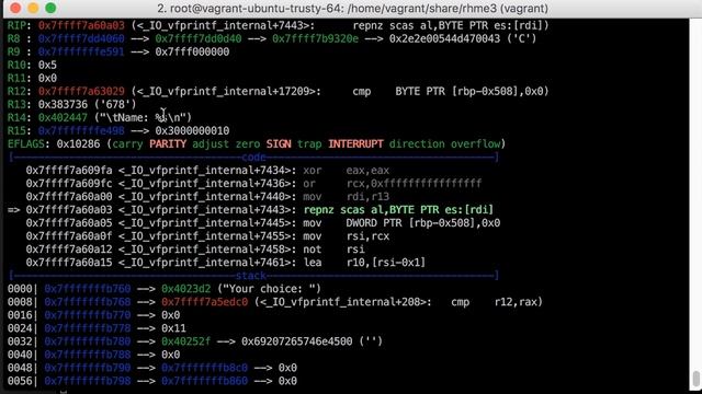 Use-after-free and overwrite entry in GOT - Exploitation part 2/2 - RHme3 Qualifier смотреть онлайн