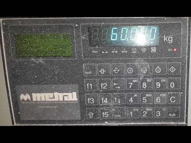 Весы ротопакера Metral- калибровка и обнуление смотреть онлайн