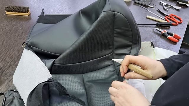 Ремонт обшивки сиденья после выстрела подушки безопастности смотреть онлайн