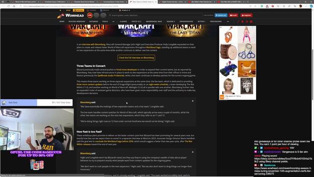 Blizzard Says What INSPIRED The SOUL SAGA & HOW They Will Get It DONE + Other World Of Warcraft NEW