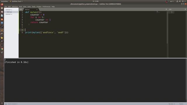 Пишем свою функцию len. Упражнение. Уроки Python. Александр Килинкаров смотреть онлайн