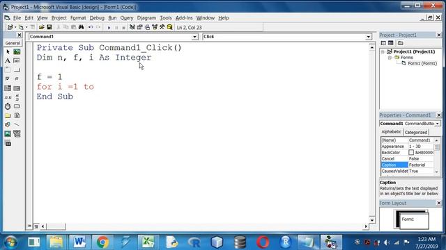 Factorial using Visual Basic # Rohan kr Banerjee смотреть онлайн