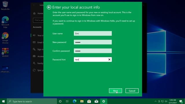 How to Turn Off Password/PIN Login in Windows 10 21H1 смотреть онлайн
