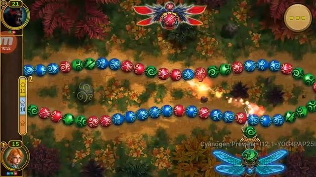 Дуэль на шариках - Marble Duel - tutorial & level 5-10 Красный лес смотреть онлайн