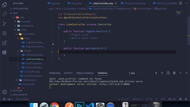#Laravel how to make a social network with #Vue | Like Controller Outline смотреть онлайн