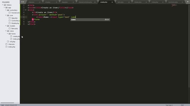 PHP MVC Part 5a: Intro and Create смотреть онлайн