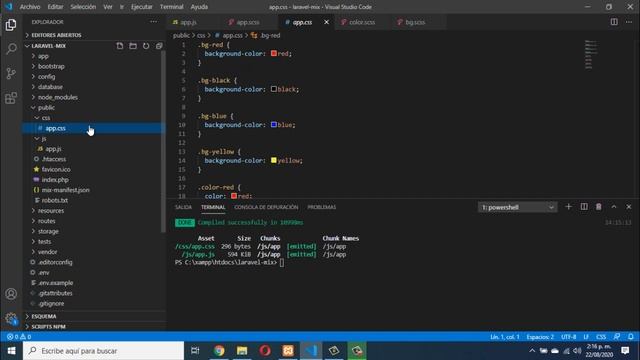 01 - Cómo trabajar con laravel-mix en Laravel 7 смотреть онлайн
