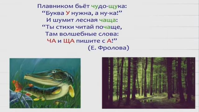 Обучение грамоте 1 класс "Как писать жи ши, ча ща, чу щу" смотреть онлайн