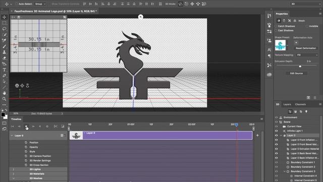 Adobe Photoshop CC 2015 and 360 degree, 3D animation смотреть онлайн