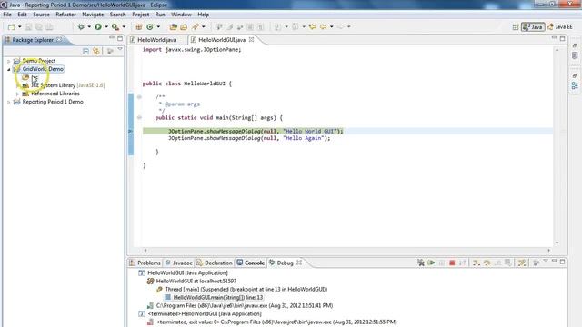Eclipse - GridWorld Setup смотреть онлайн