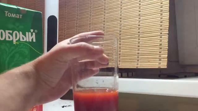 Обзор на томатный сок "Добрый" смотреть онлайн