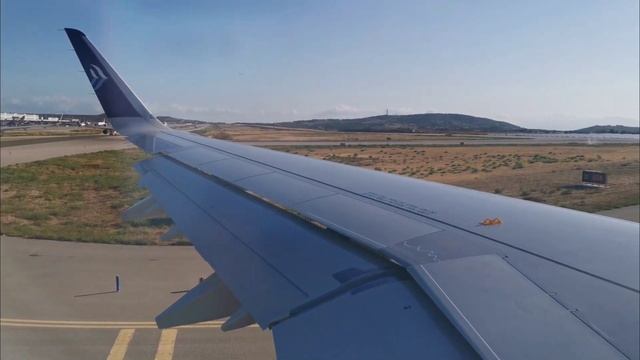Takeoff from Athens International Airport "Eleftherios Venizelos" (ATH/LGAV) 09/19/22 - 4K смотреть онлайн