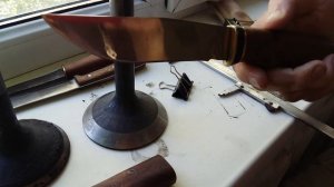 Ножи из тепловозного клапана