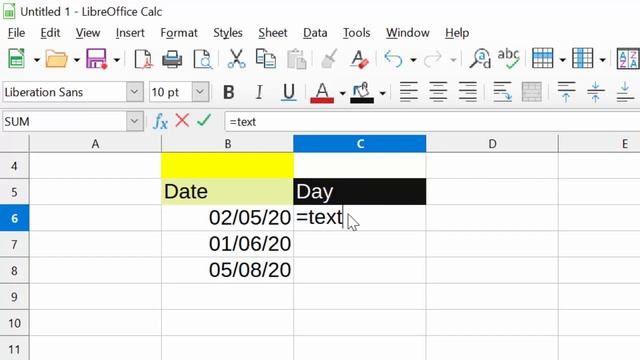 Text formula in Libre calc@COMPUTEREXCELSOLUTION смотреть онлайн