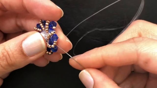 Pinwheel Beaded Ring.Tutorial ? смотреть онлайн