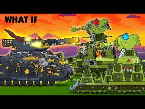 Два КВ-44 vs Левиафан. Последний бой! - Мультики про танки смотреть онлайн