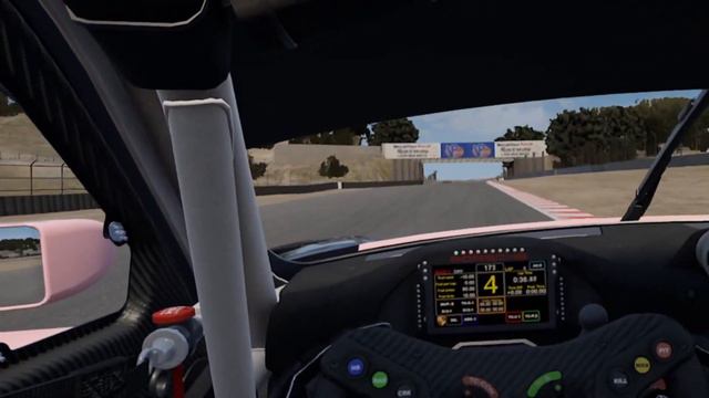 Assetto Corsa Competizione VR - Laguna Seca Almost Record 1:21.8 смотреть онлайн