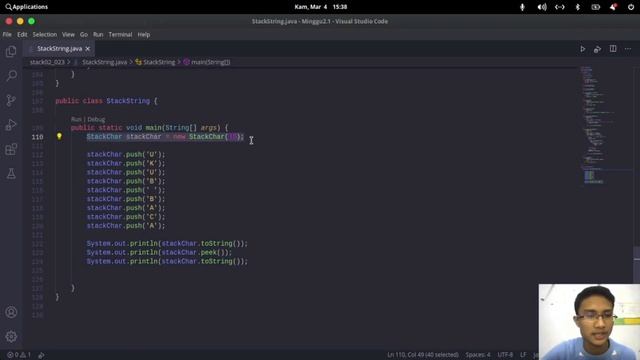 Struktur Data - Stack (tumpukan) dasar dengan menggunaka Java смотреть онлайн
