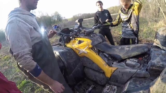 Утопили Brp Outlander 1000 XMR