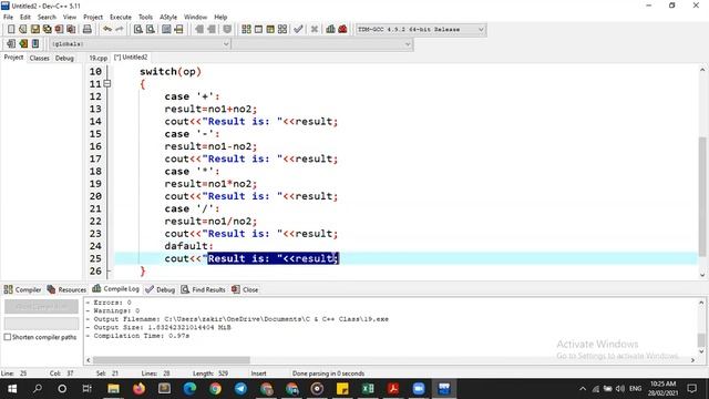 017 Switch Case C and C++ with Zakir Khan смотреть онлайн