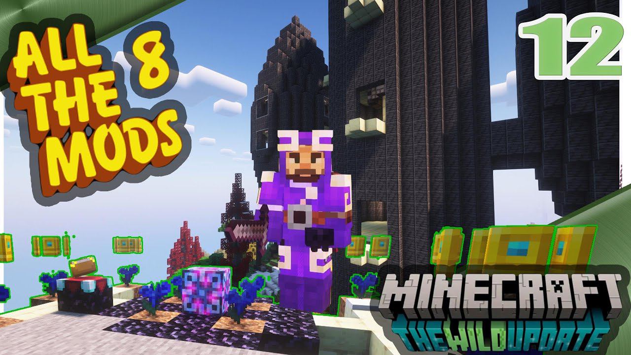 Мана зачарование и Пневматик снятие чарок #atm8  #allthemods8 #botania