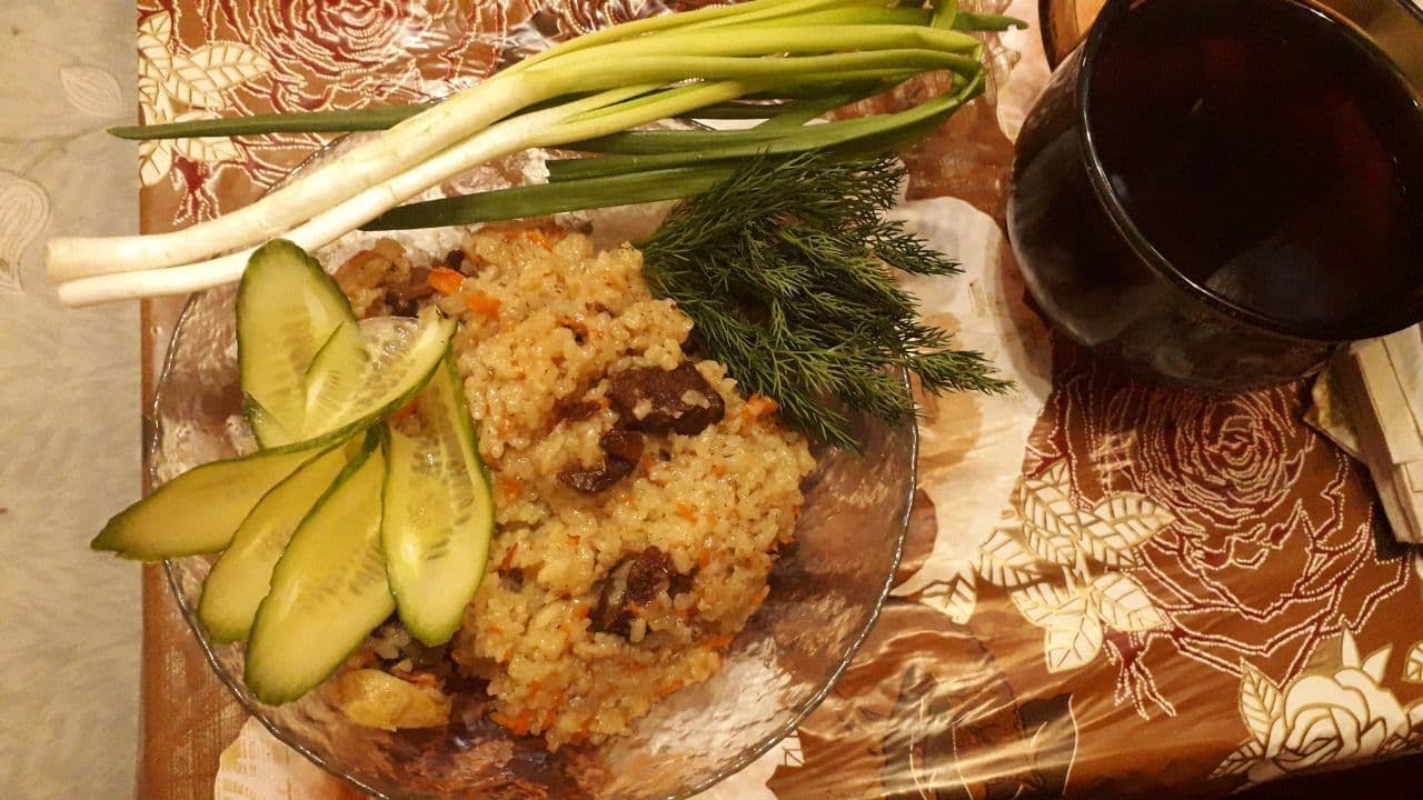 #Вкусный #рецепт #плова Готовим в спартанских условиях. смотреть онлайн