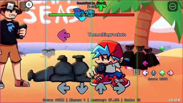 Roblox FNF - Team Seas Mod Beast Funkin смотреть онлайн