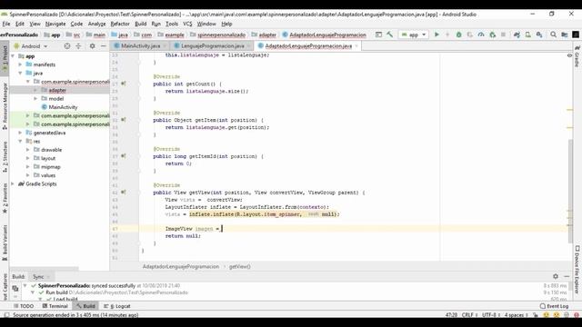 Spinner Personalizado - Android Studio смотреть онлайн