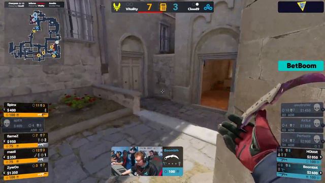 ЛУЧШИЕ ПРОТИВ ЛУЧШИХ! Полный Матч - CLOUD9 Vs VITALITY - INFERNO | PGL Major 2024 - Europe RMR B